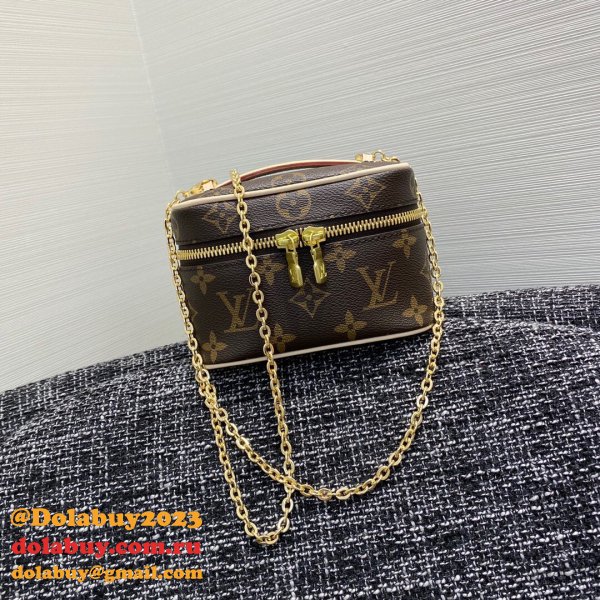 Louis Vuitton Nice Nano Monogram M44936 Brown Fashion