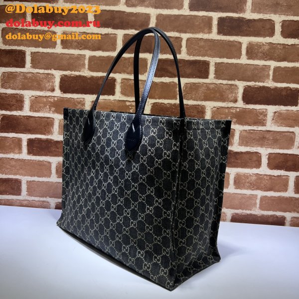 Ophidia GG 772184 Gucci Designer Luxury Tote Black Fabric Bag