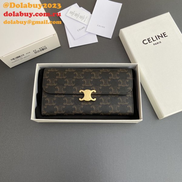 Perfect celine TRIOMPHE 1:1 Mirror wallet