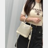 7 Star Prada Saffiano hollow basket women bag