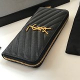 Perfect Saint Laurent Knockoff Wallets & Card Cases Black