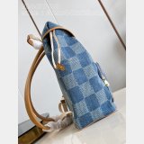 Inspired Montsouris N40708 Backpack Damier Denim Designer Louis Vuitton