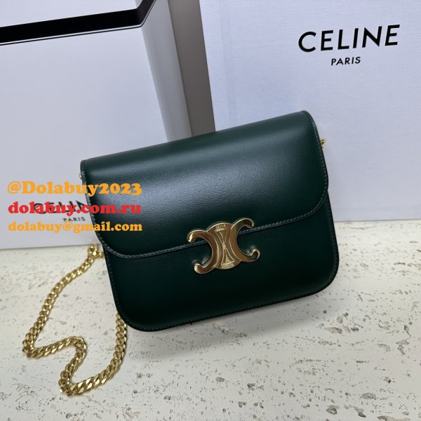 Designer Teen Triomphe Shiny 113583 Amazone Celine High Quality bag Bag