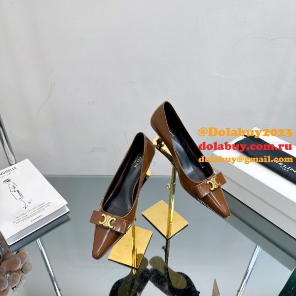 High Quality Designer Luxury Design Celine Heel 5cm Shoes