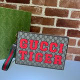 Gucci 688378 Luxury Fashion GG Tiger pouch