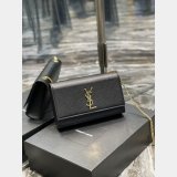 YSL Wholesale 364021 Original Caviar Leather Shoulder Fake Bag