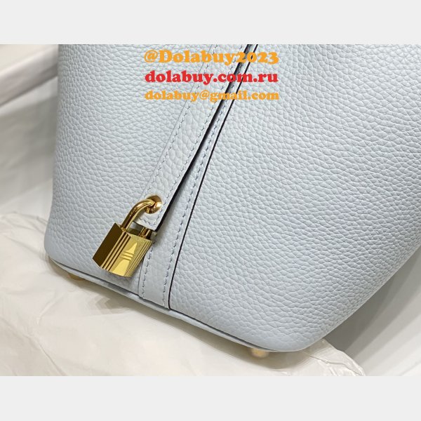 Luxury 7 Star Best Designer Hermes Picotin 18/22cm Gold Online