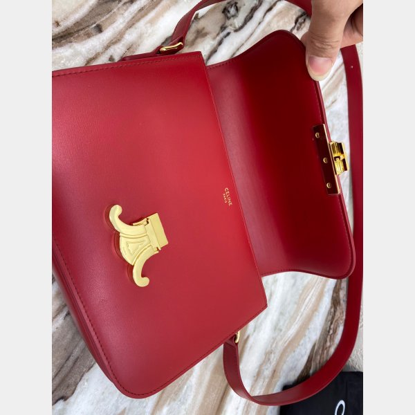 The Best Celine 1:1 Mirror Triomphe Knockoff  22cm Bag