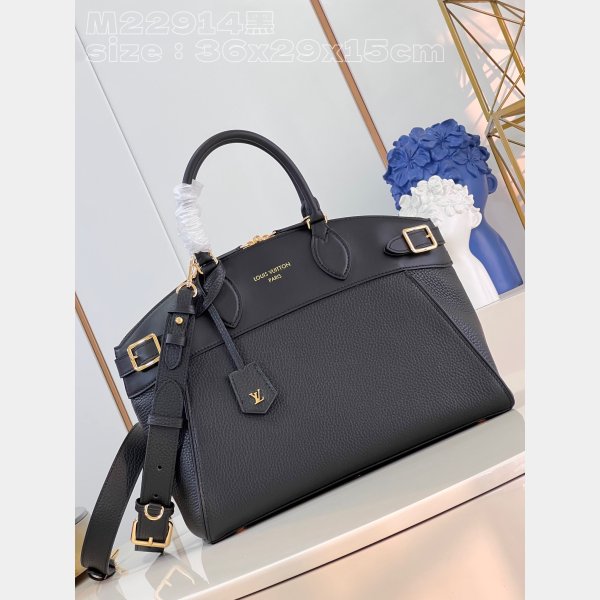 Luxury Latest Designs From Louis Vuitton Lock It M22914 Black Bag