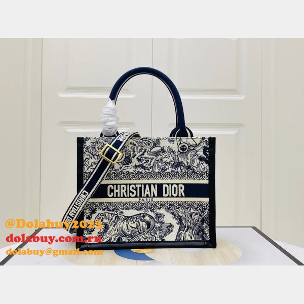 Copy Dior Book tote with strap new 1286 all size