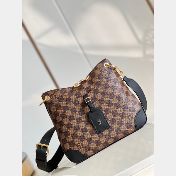 Duplicate Louis Vuitton Wholesale N50062/M45355 Odéon MM Monogram Coffee Plaid