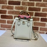 Gucci Luxurys Diana 1:1 Mirror Tote Perfect 739079 Bag