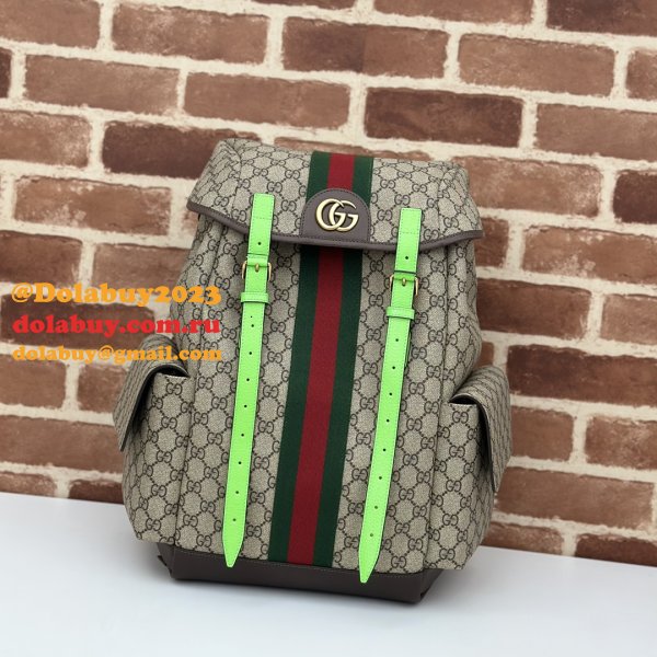 Gucci GG Supreme Ophidia Inspired Backpack Wholesale 598140 Straps