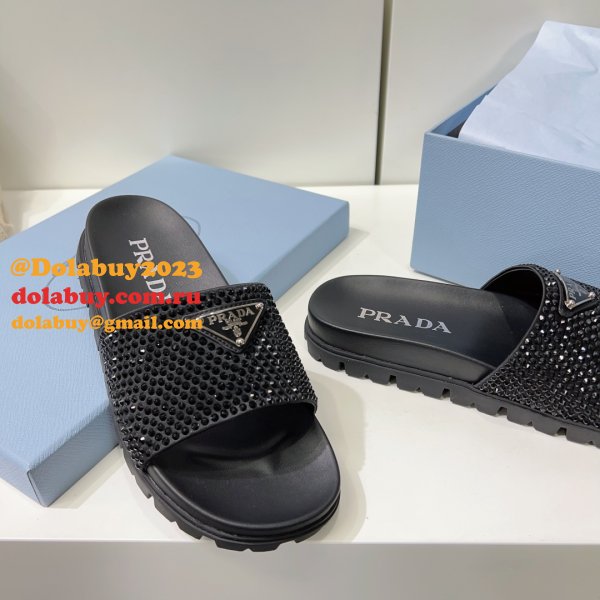 Our  Webstore Prada 1:1 Mirror High Quality Flat Sandals