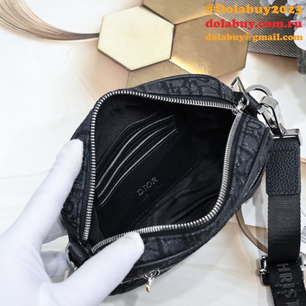 Top Quality 1:1 Mirror CHRISTIAN DIOR Safari messenger bag