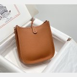 Perfect Hermes Evelyne III TPM Mini Camel Bags