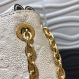 High Quality Louis Vuitton Monogram Empreinte Leather Vavin PM M43931 White Bag Wholesale