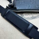 We Offer High-Quality Copy Black Gucci Signature Messenger 406410 Bag