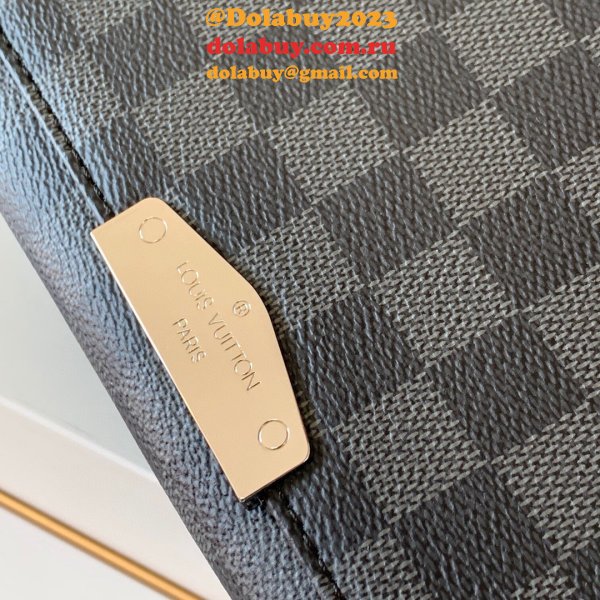 Louis Vuitton Wholesale District MM Damier Graphite Canvas N40350 Greys