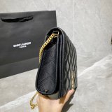 Duplicates Saint Laurent Becky Large chain bag in quilted lambskin