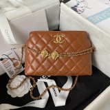 AAA+ Crossbody Formal Quilted Chain Knot AP3429 Bag