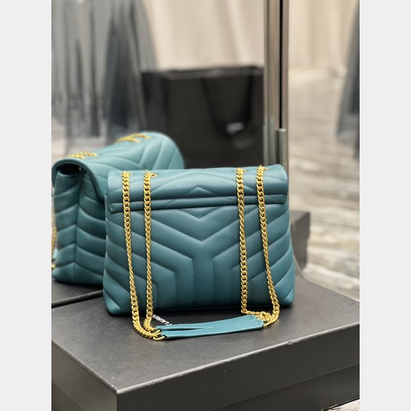 High Quality Designer Loulou Wholesale Saint Laurent Handbags Green Wholesale