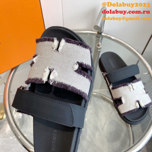 Knockoff hermes Chypre couple sandal