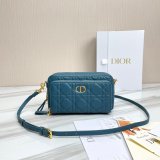 High Quality Dior Caro Bag Brown Supple Cannage Calfskin Fashion