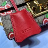 Gucci Fashion GG Supreme Padlock Small Shoulder 409487 Bag