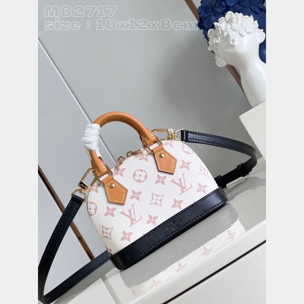 Fashion M82717 Louis Vuitton Nano Alma Monogram Canvas Inspired Bag