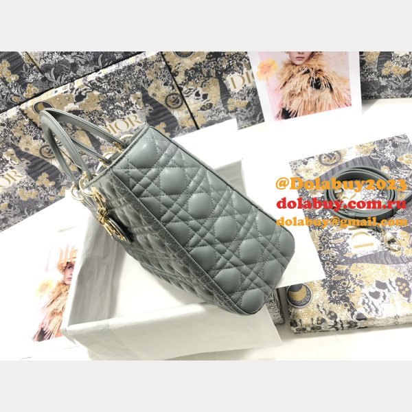 High Quality bag Duplicate dior lady lambskin 32CM HANDBAG