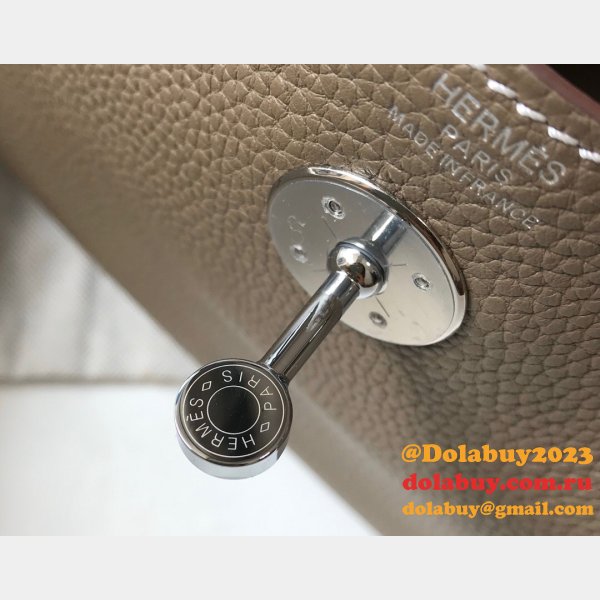 Copy Grey Hermes Lindy 26cm Bags Sale Outlet Online