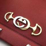 High Quality Leather Gucci 569712 Zumi Small Top Handle Copy Bag