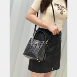 7 Star Prada Saffiano hollow basket women bag