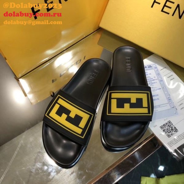 Designer Fendi casual Slippers