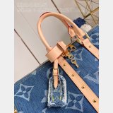 Inspired AAA M24315 Keepall Bandoulière 45 Blue 7 Star Louis Vuitton Fake Bag