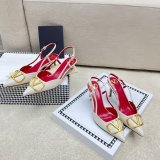 Valentino 1:1 Mirror Slingback Garavani Vlogo Pumps Wholesale Shoes