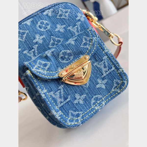 Louis Vuitton Top Quality Designer Fairfax Pochette Monogram Denim M82948