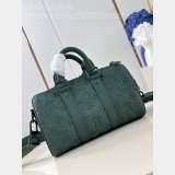 Green Shop Louis Vuitton Replcia Keepall Bandoulière 25 Taurillon Men M24432 Perfect