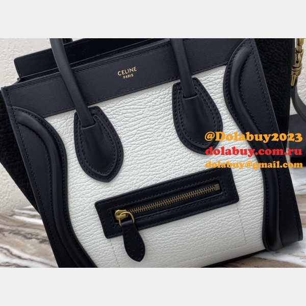 Cheap 1:1 Mirror Designer Luggage white/black Handbags