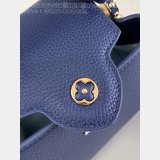 Louis Vuitton M48865 Dark Blue Light Flower Chain Capucines UK Handbag