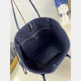 Neverfull 7 Star Tote Bag 1:1 Mirror Louis Vuitton M45686 Navy