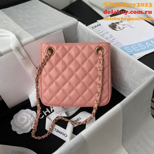 Best Online Store For Knockoff Bucket Lambskin AS3176 Bag