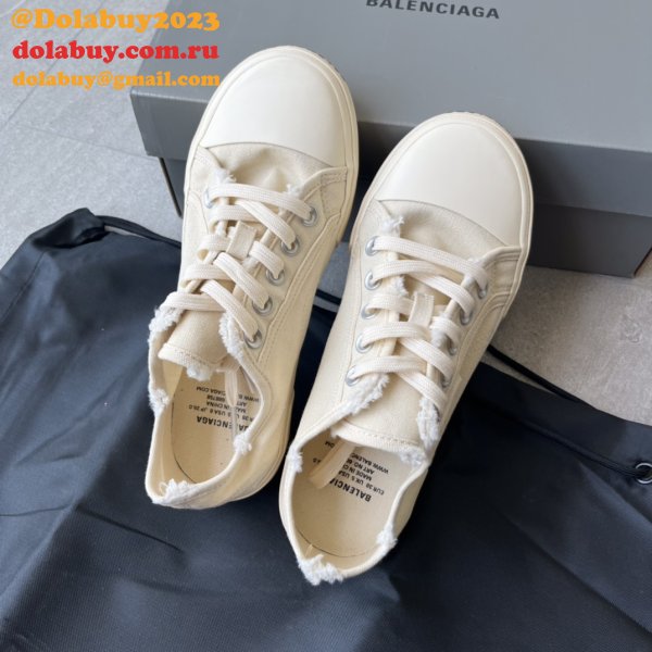 Best Quality UK Balenciaga Paris Canvas Shoes