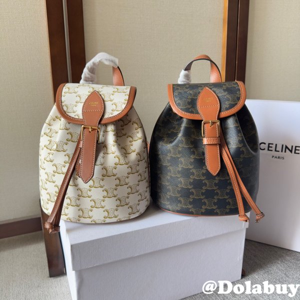 Backpack Celine Duplicate 197662 Folco Triomphe Canvas Bag