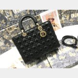 High Quality bag Duplicate dior lady lambskin 32CM HANDBAG