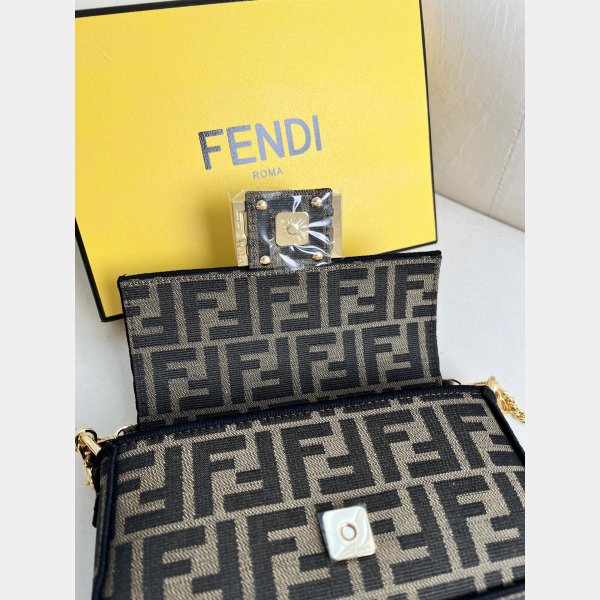 UK FENDI Iconic Baguette FF logo Luxury HANDBAG