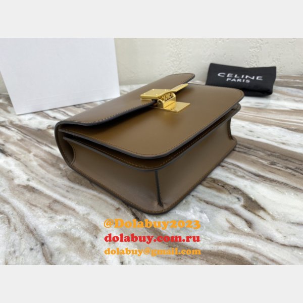 Replica Celine Designer Teen Classic Box Brown Bag