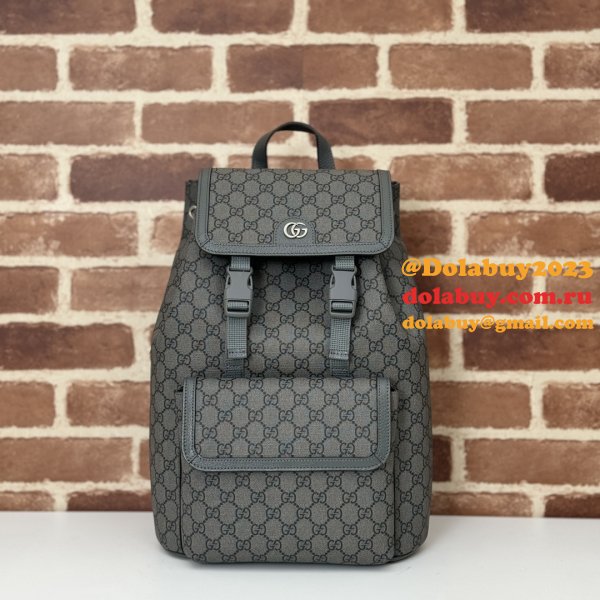 Men Gucci 792114 Ophidia Small GG Backpack Ebony Supreme Wholesale Bag