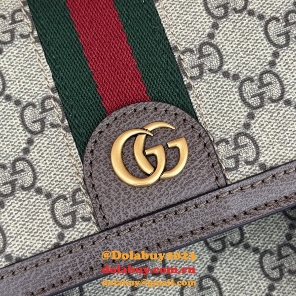 Men Gucci 792114 Ophidia Small GG Backpack Ebony Supreme Wholesale Bag